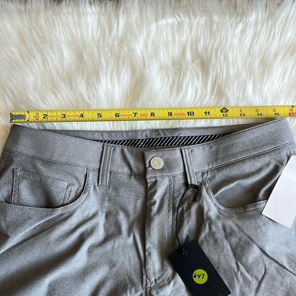 🆕 Bonobos Golf Pants Mens 31x30 Slim Fit Gray - Picture 8 of 11